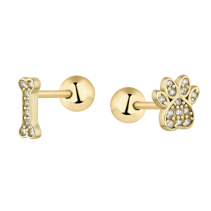 PENDIENTES ASIMÉTRICOS MASCOTTE