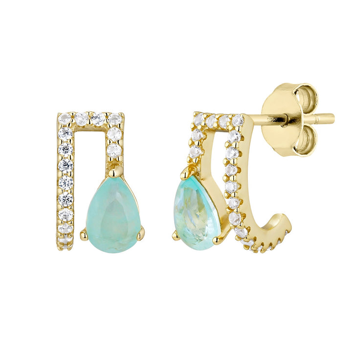 ASYMMETRIC PARADISA EARRINGS