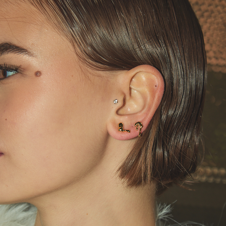 MELT ASYMMETRICAL EARRINGS