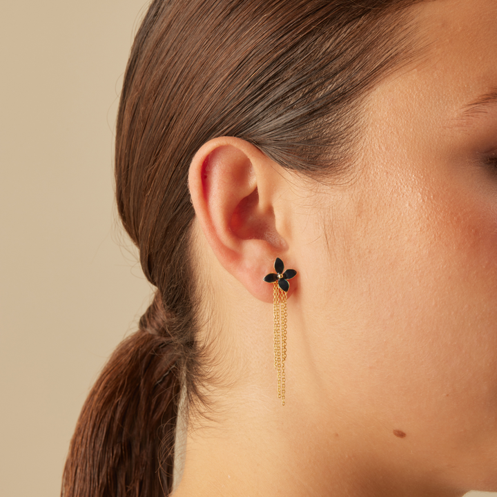 ASYMMETRISCHE BLACK LOTUS OORRINGEN
