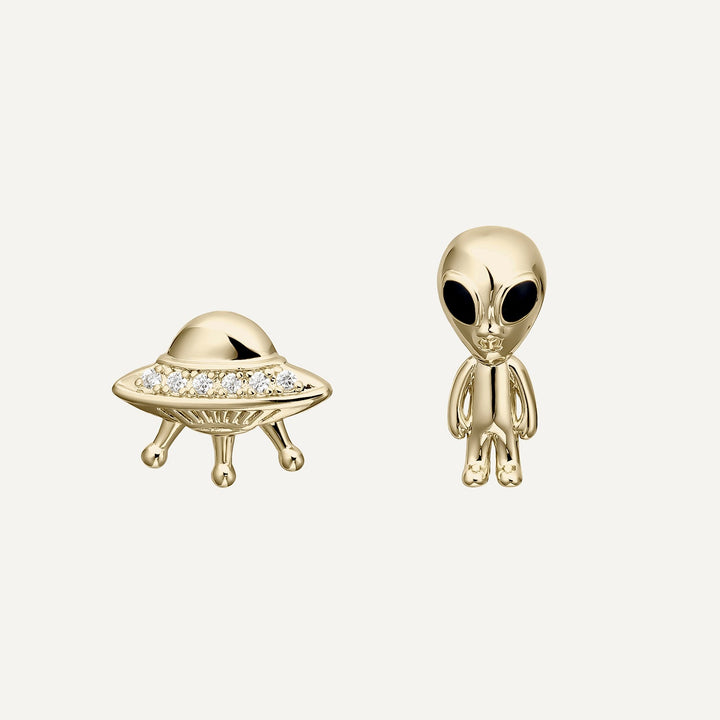 PENDIENTES ASIMÉTRICOS GOLD MARTIEN