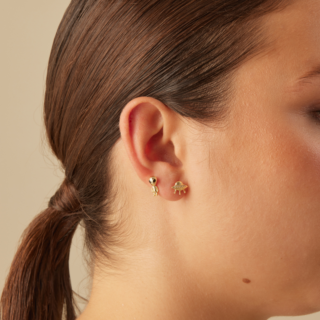 PENDIENTES ASIMÉTRICOS GOLD MARTIEN