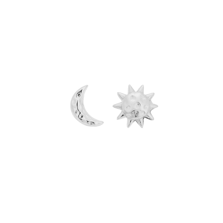 L´ECLIPSE ASIMMETRISCHE ZILVER OORBELLEN