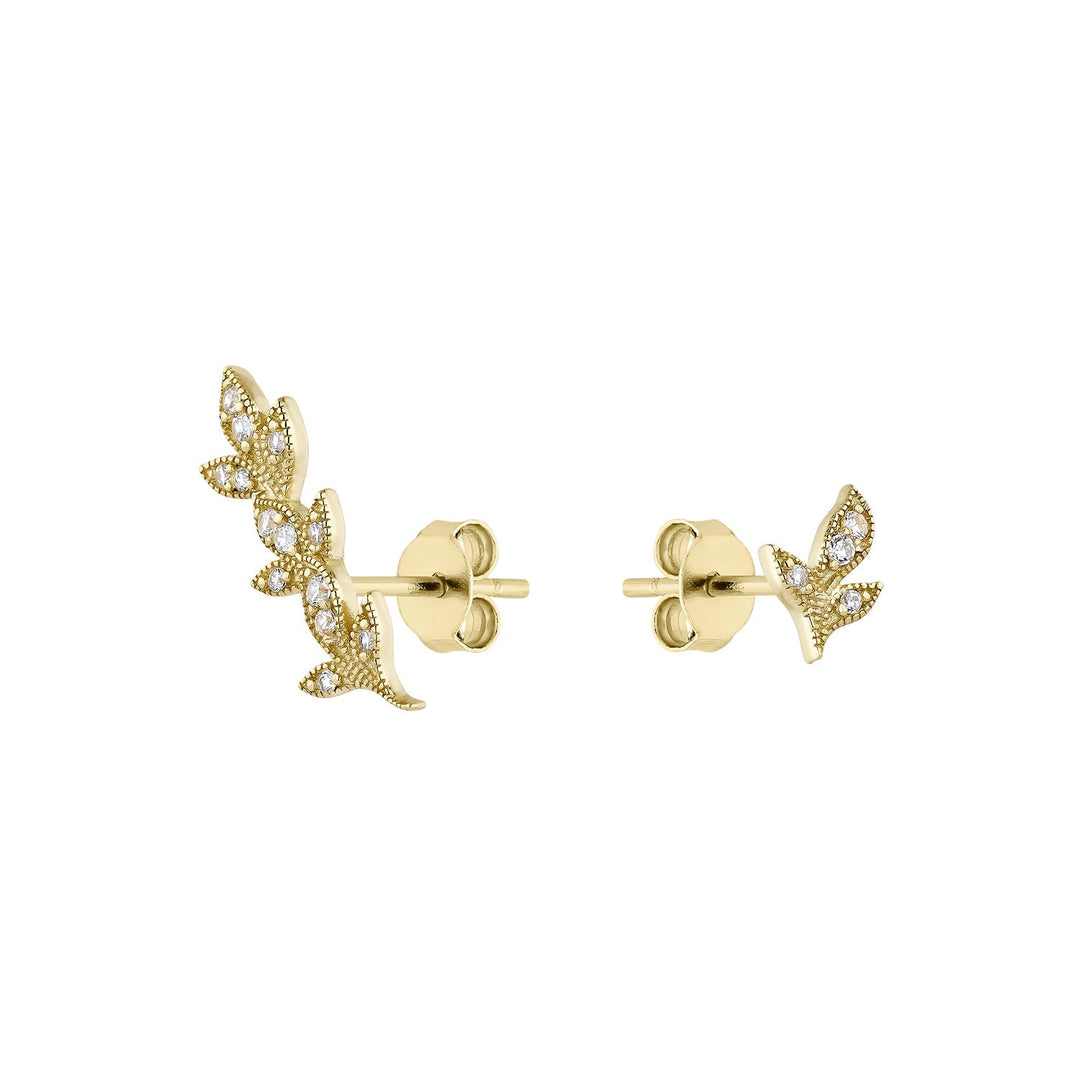ASYMMETRISCHE OORBELLEN GOLDENLEAVES