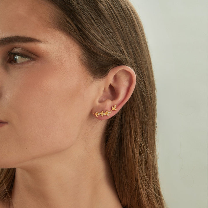 ASYMMETRISCHE OORBELLEN GOLDENLEAVES