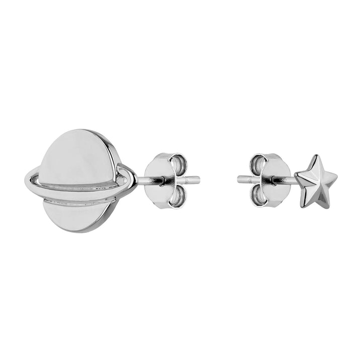 ORECCHINI ASIMMETRICI ARGENTO GALAXIER