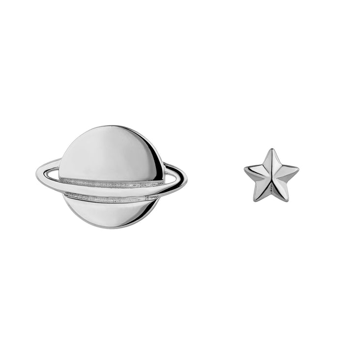 ORECCHINI ASIMMETRICI ARGENTO GALAXIER