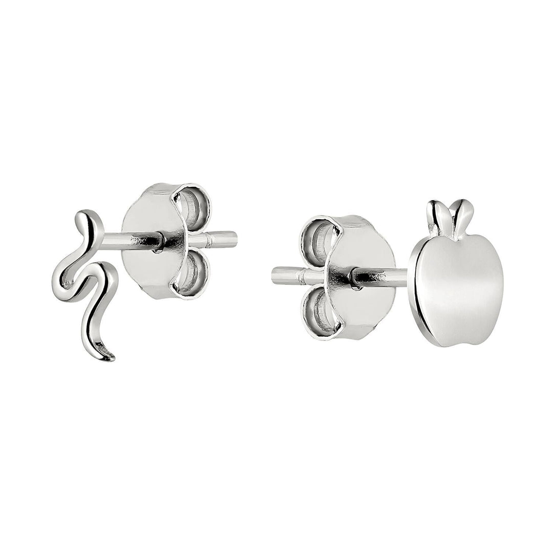 ASIMMETRISCHE OORHANGERS VAN ZILVER EDEN