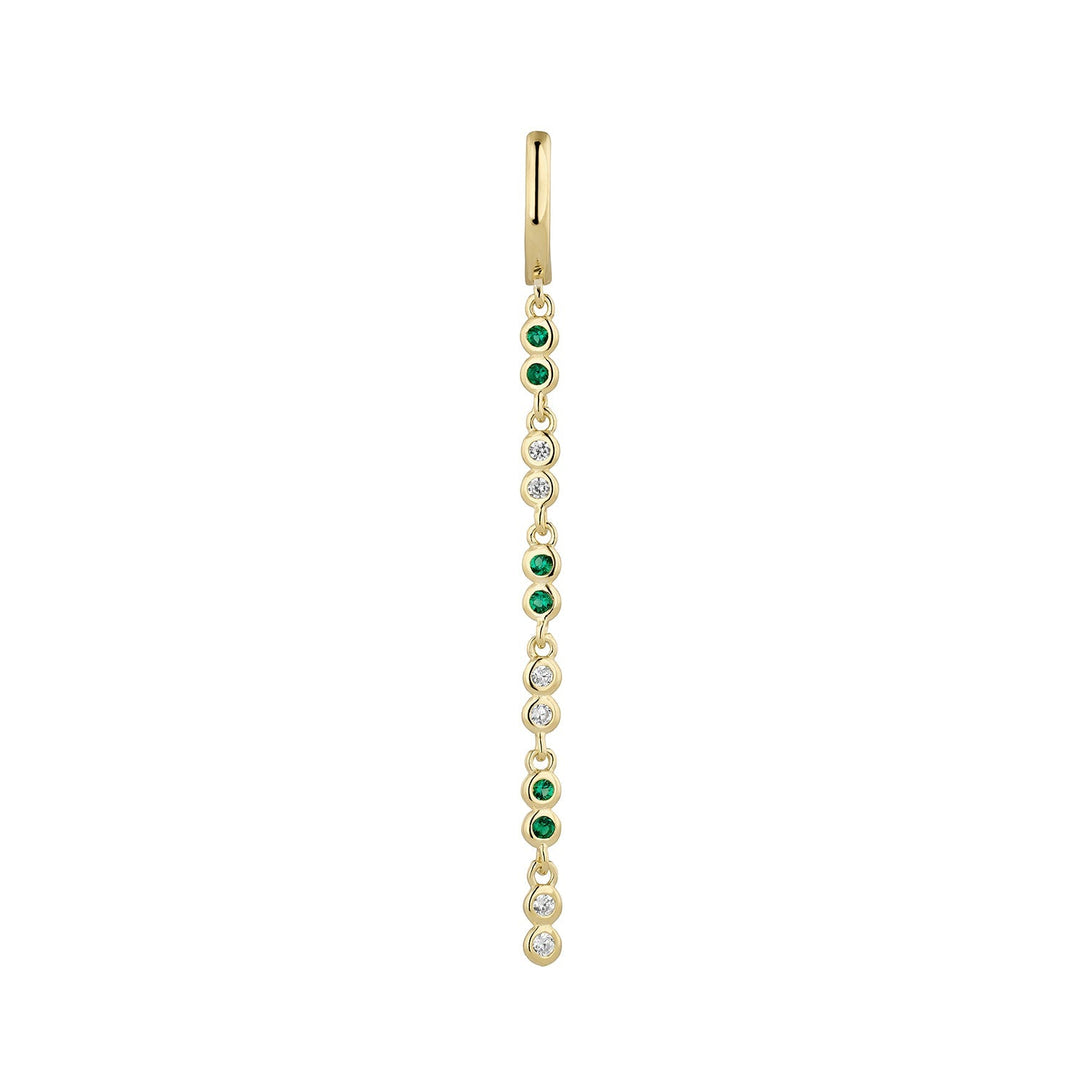 GELBGOLD GRÜN RING PIERCING OHRRING FRAUENRING