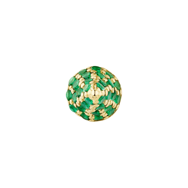 PENDIENTE PIERCING ORO AMARILLO ROCK PUNCH