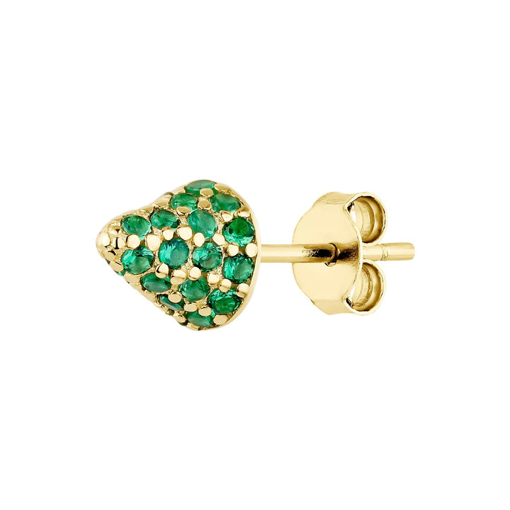 PENDIENTE PIERCING ORO AMARILLO ROCK PUNCH