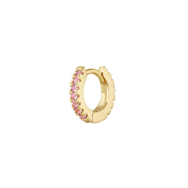 BRINCO PIERCING ARO OURO AMARELO CORUNDUM SOPHIE