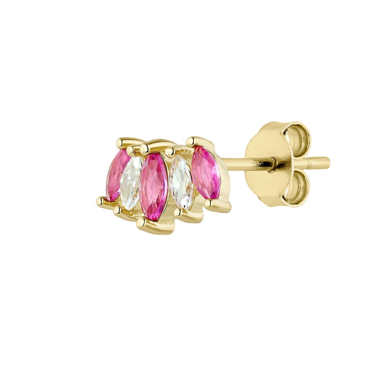 ORECCHINO PIERCING ORO GIALLO LILI