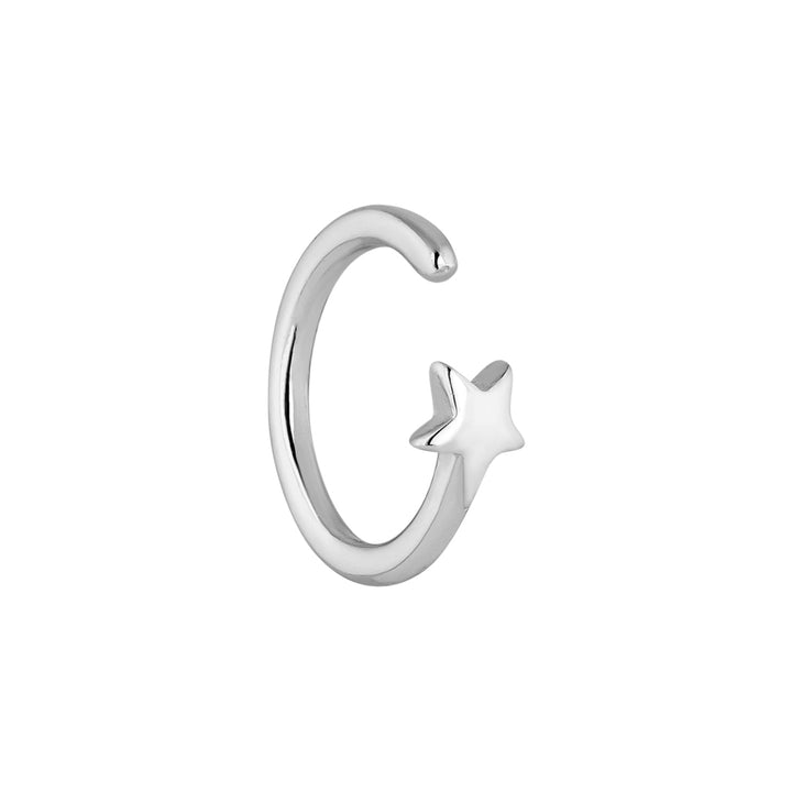 SILBER PIERCING OHRRING STERN-MINIMALIST RING