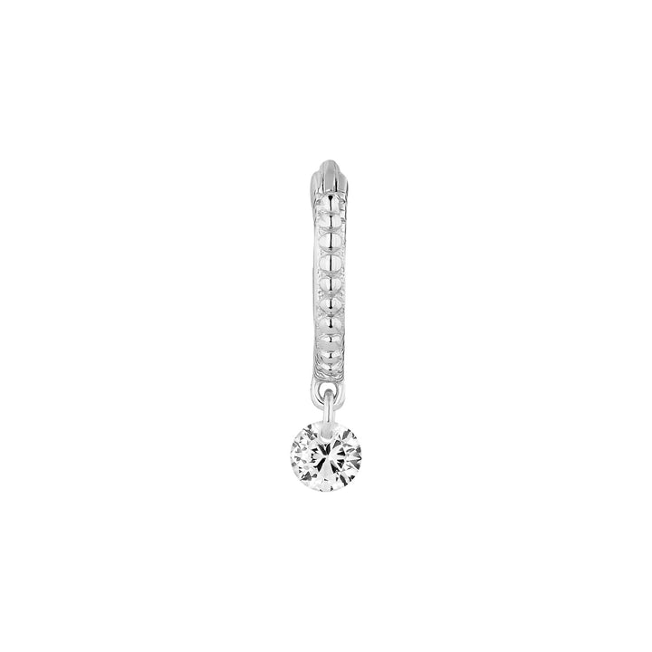 CHIC-W SILVER HOOP PIERCING EARRING