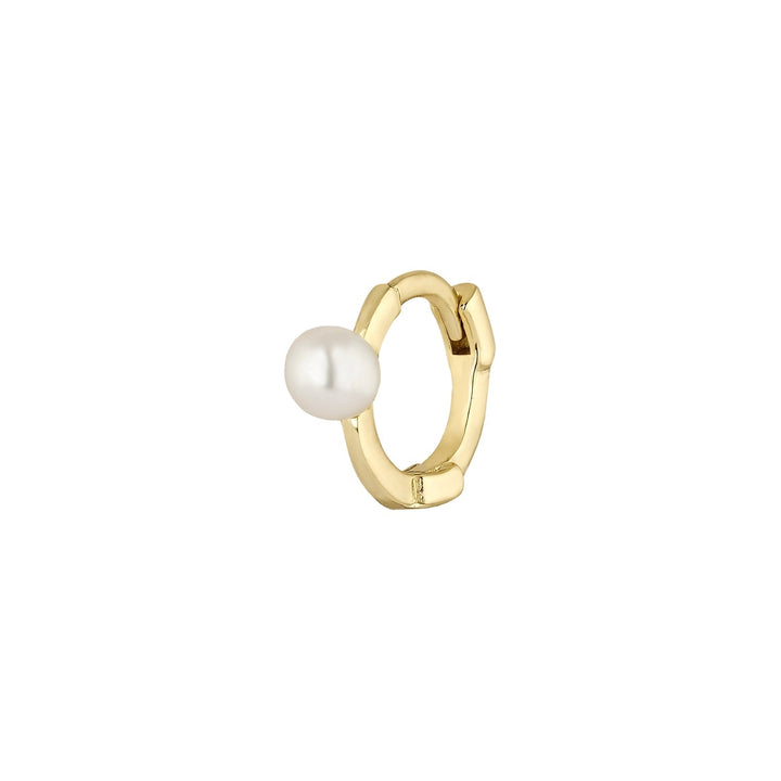 PENDIENTE PIERCING ARO PERLE BLANCHE