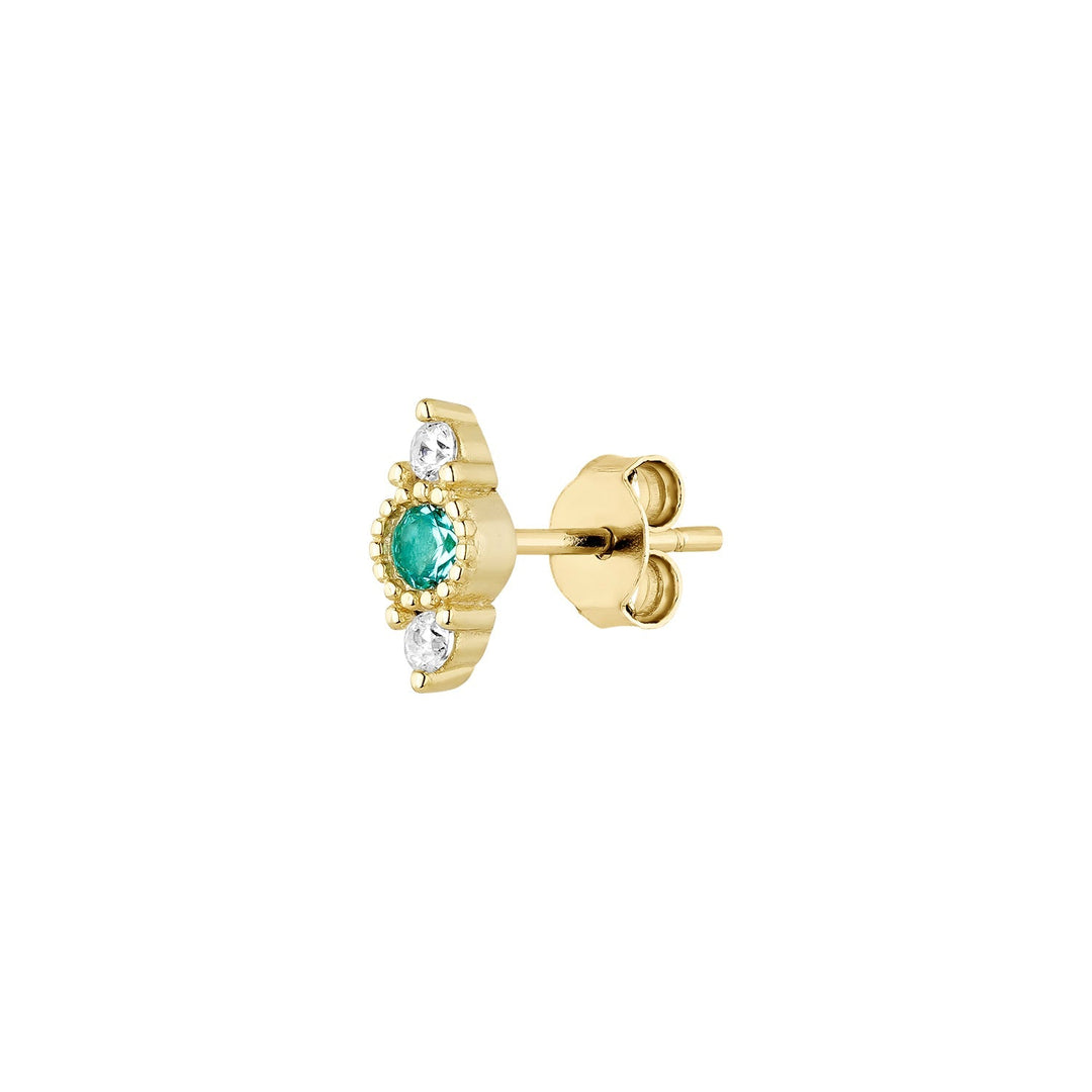 ORECCHINO PIERCING ORO GIALLO SARA