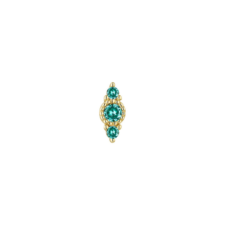 AUSKARS PIERCING DZELTENA ZELTA PARAIBA SARA