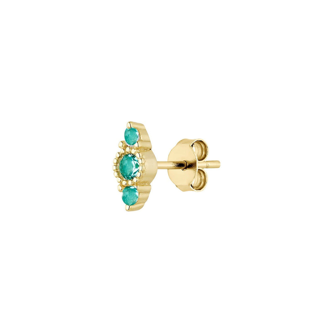 AUSKARS PIERCING DZELTENA ZELTA PARAIBA SARA