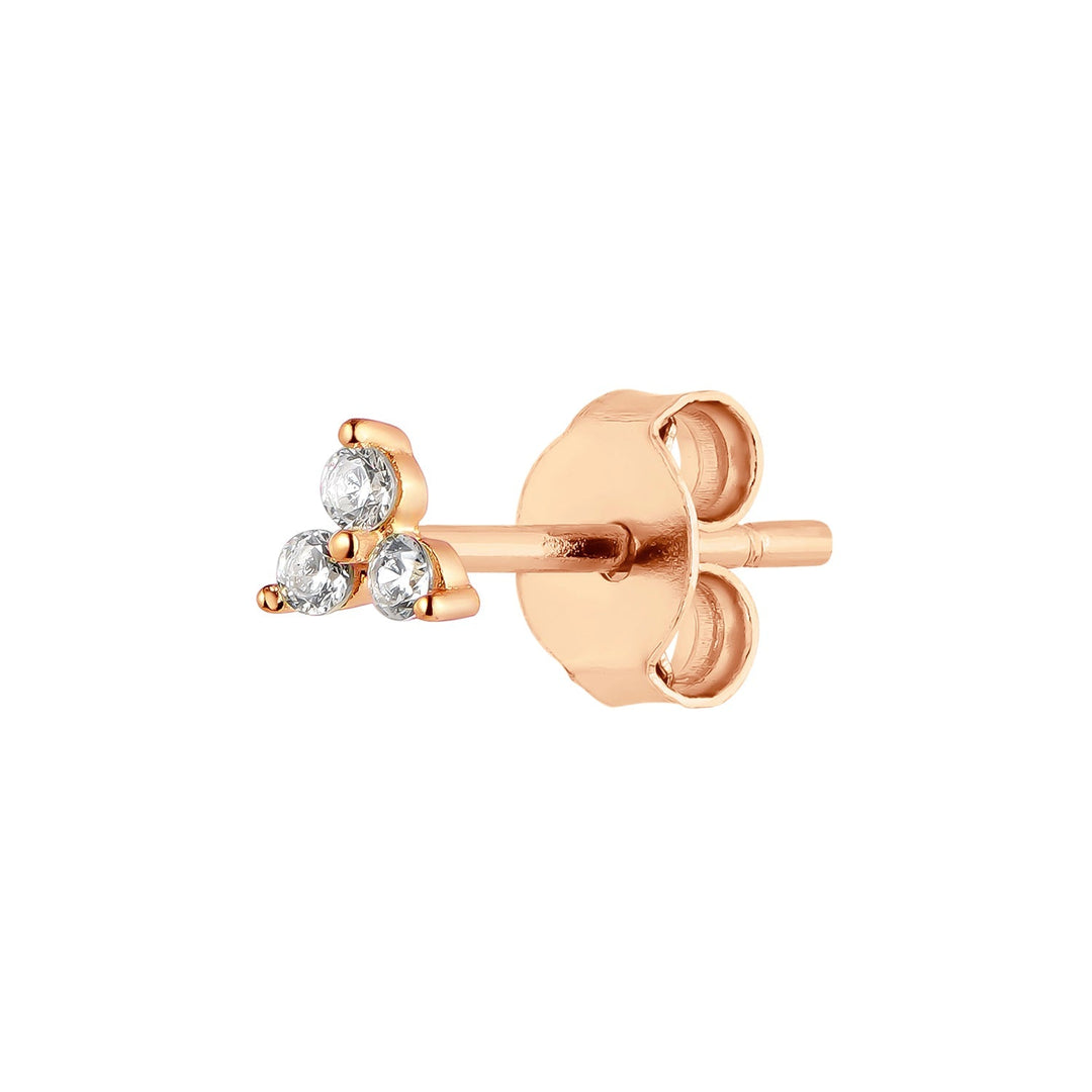 PENDIENTE PIERCING ORO ROSA PRINCESSE