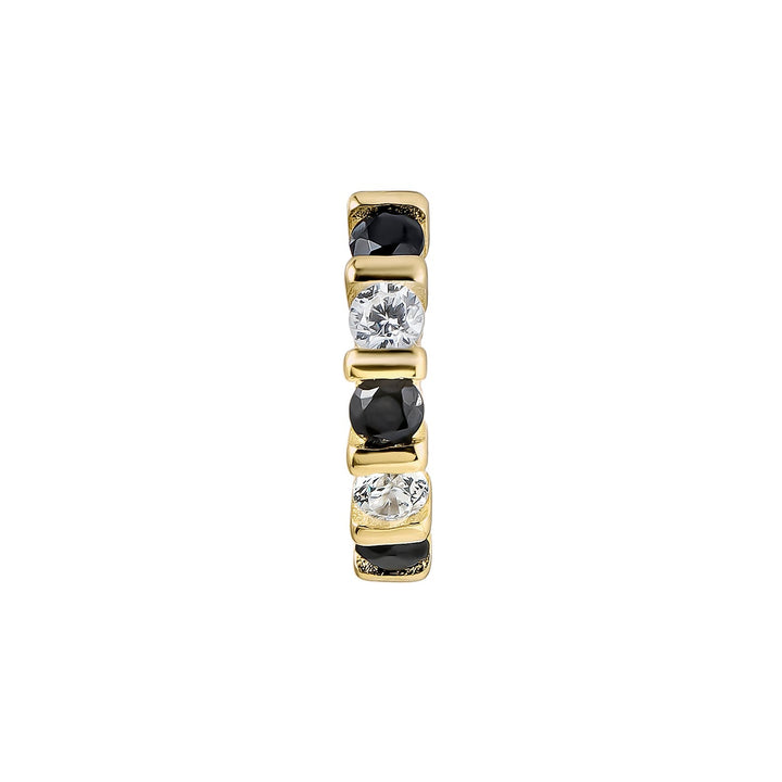 PIERCING-Ohrring Ring Gelbgold Spinelle Sonia