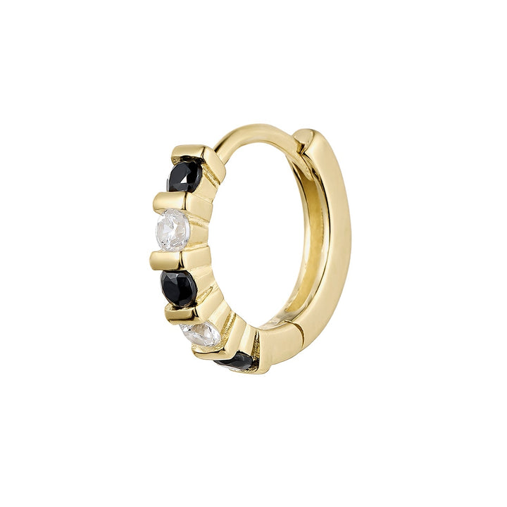 PIERCING-Ohrring Ring Gelbgold Spinelle Sonia
