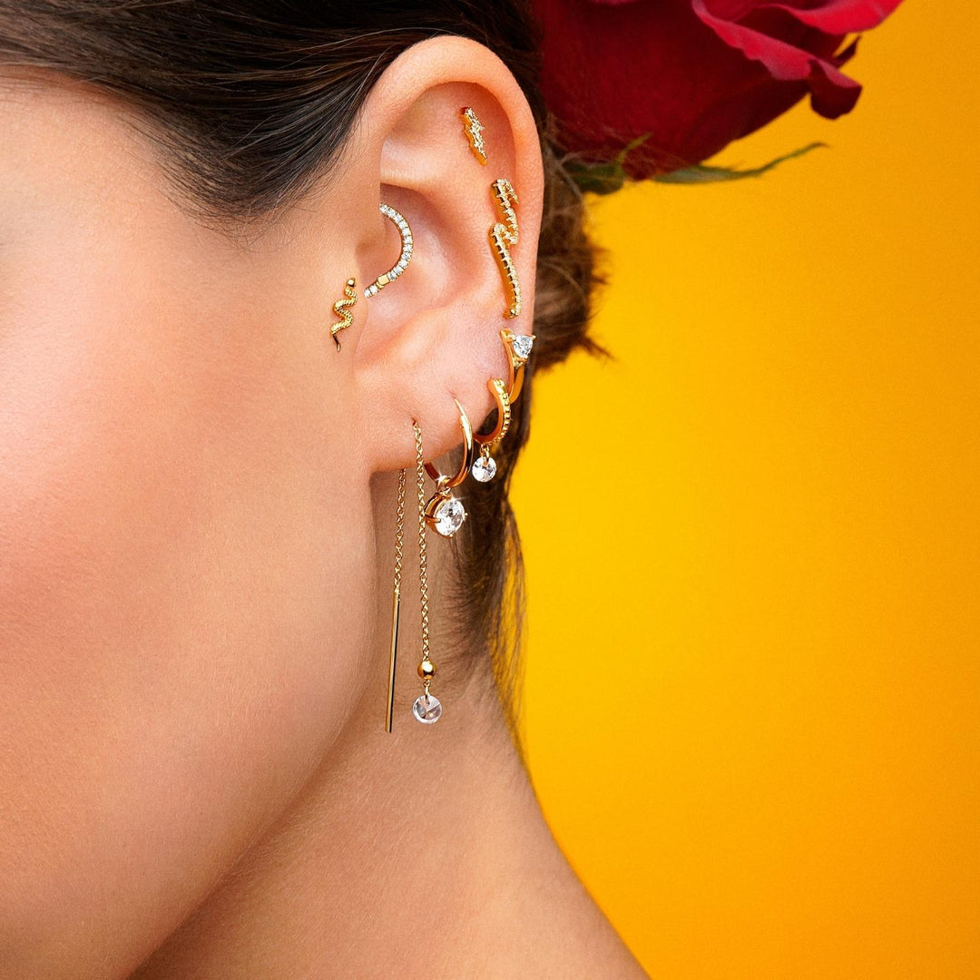 DIAMOND PIERCING EARRING  