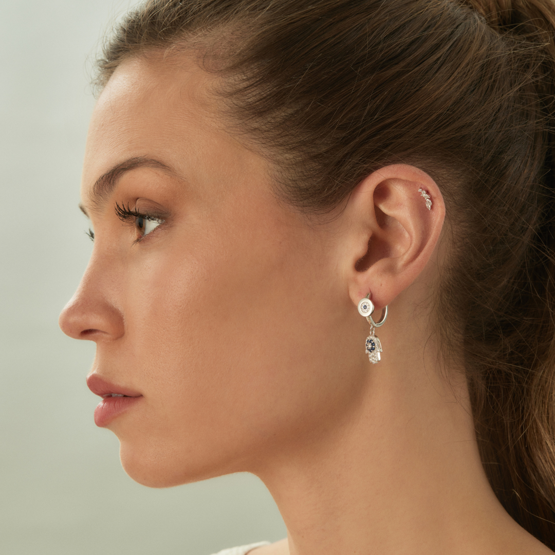 SILBER ELLA PIERCING OHRRING