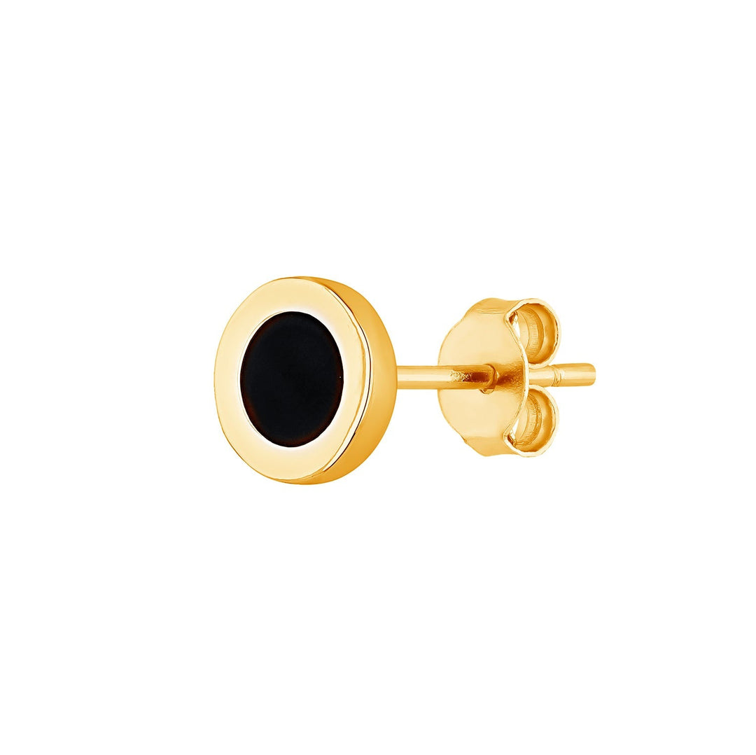PENDIENTE PIERCING ONYX
