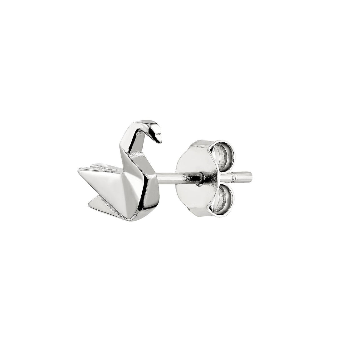 Ohrring Piercing Silber Cygne  