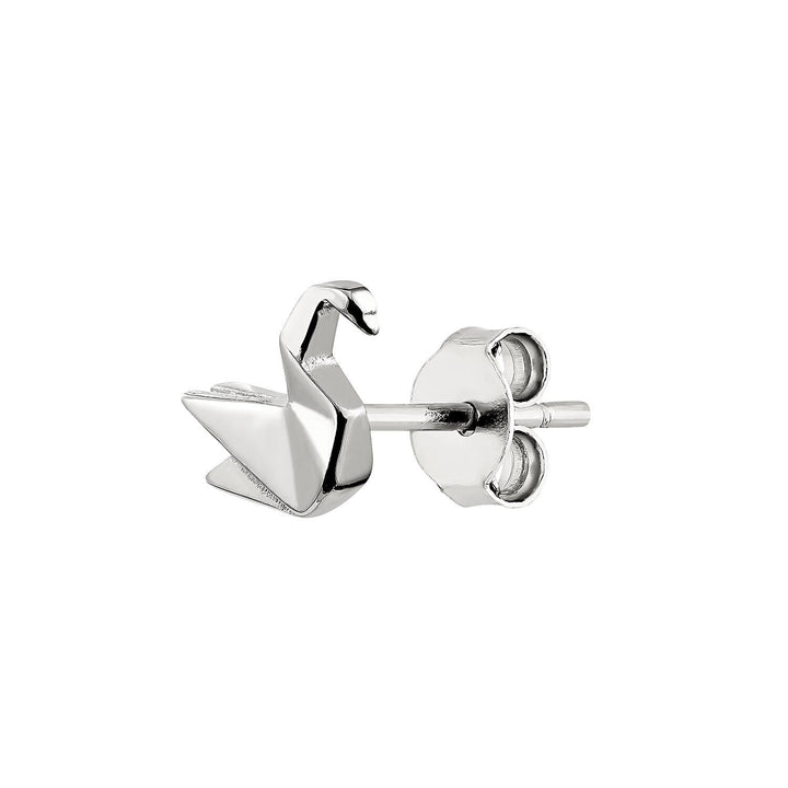 Ohrring Piercing Silber Cygne  