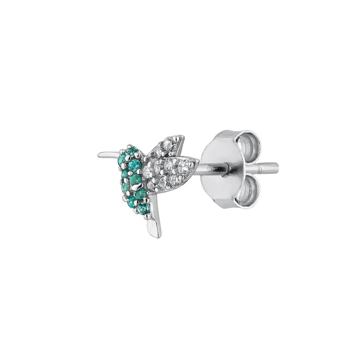 PIERCING OHRRING SILBER COLIBRÍ