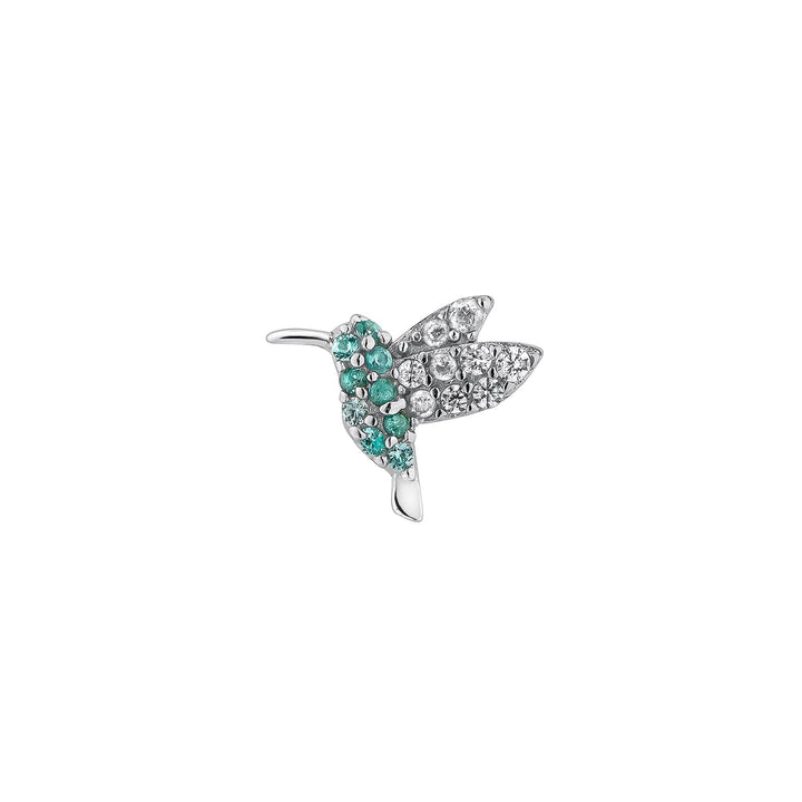 PIERCING OHRRING SILBER COLIBRÍ