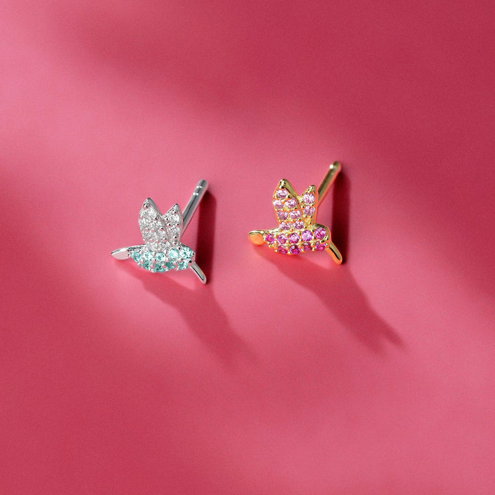 PIERCING OHRRING SILBER COLIBRÍ