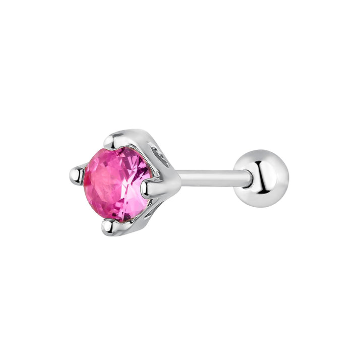 SILVER LUZ PIERCING EARRING