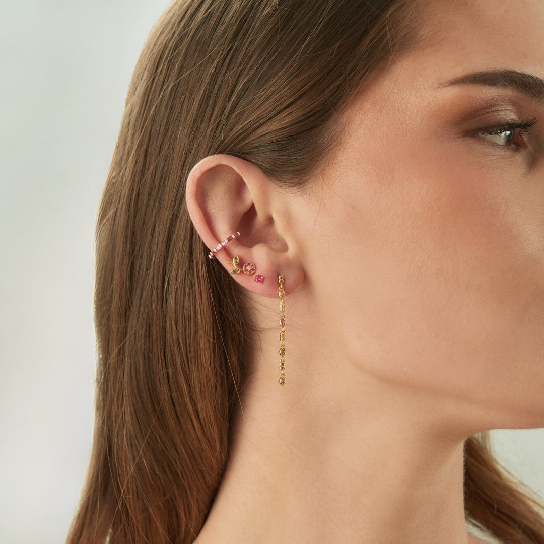 ORECCHINO PIERCING ORO GIALLO LUZ-TRAGUS