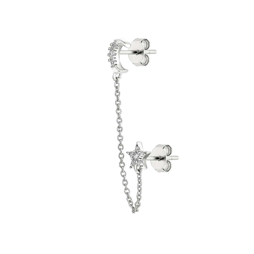 BRINCO PIERCING MÚLTIPLO DE PRATA ECLIPSE