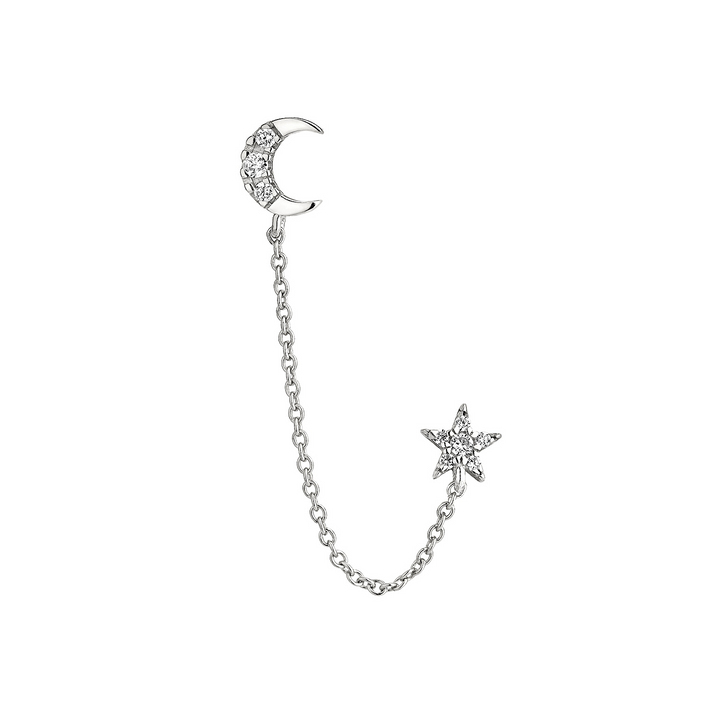 BRINCO PIERCING MÚLTIPLO DE PRATA ECLIPSE