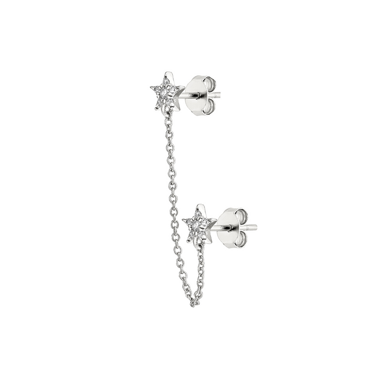 BRINCO PIERCING MÚLTIPLO DE PRATA STELLAR COUPLE
