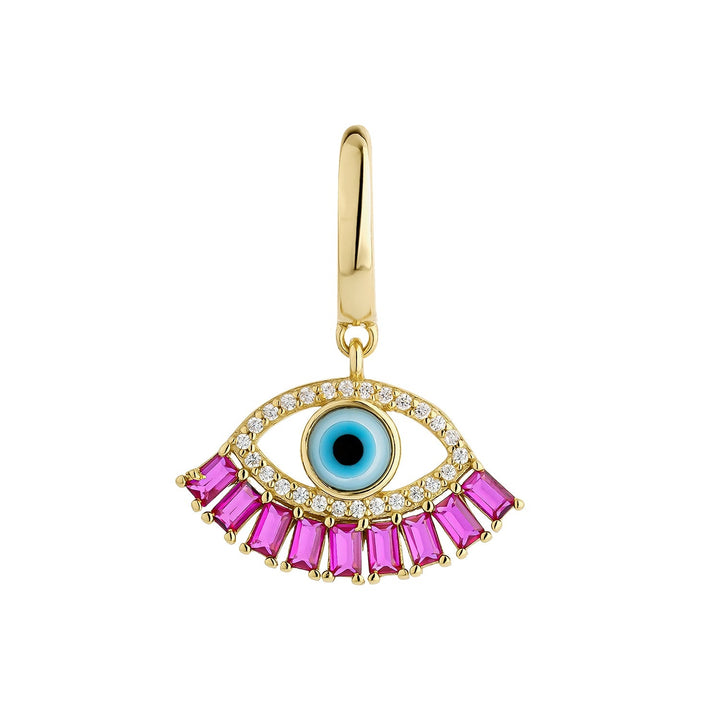 BRINCOS PIERCING ARGOLA GREEK EVILEYE