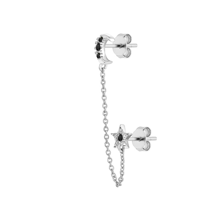 MEHRFACHER PIERCING OHRRING AUS SILBER ESPINELAS ECLIPSE