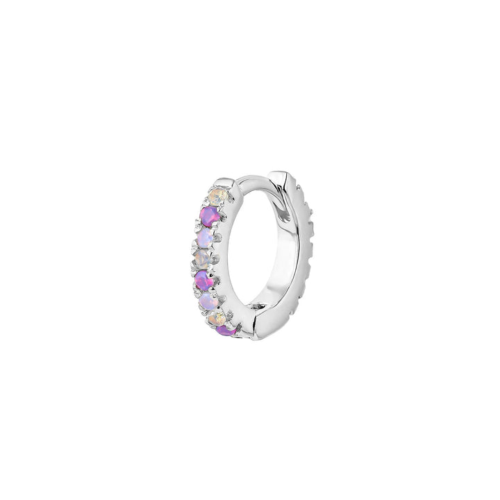 LILA ZILVEREN PIERCING OORRING SOPHIE