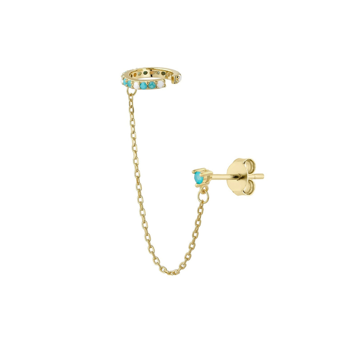 MEHRFACHER PIERCING OHRRING SANZA