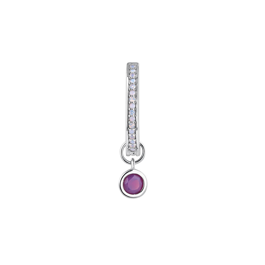 PIERCING OHRRING RING AUS SILBER NOMI
