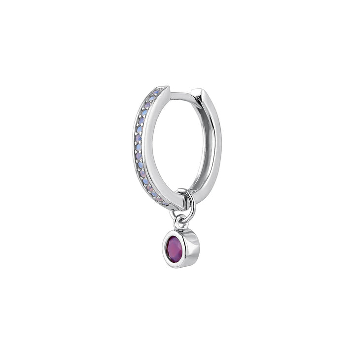 PIERCING OHRRING RING AUS SILBER NOMI