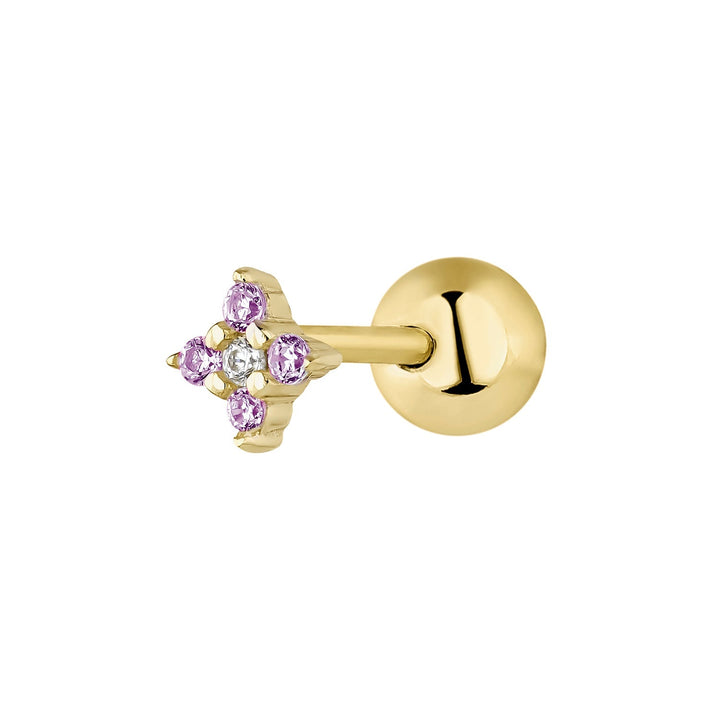 ORECCHINO PIERCING IN ORO GIALLO HOSHI