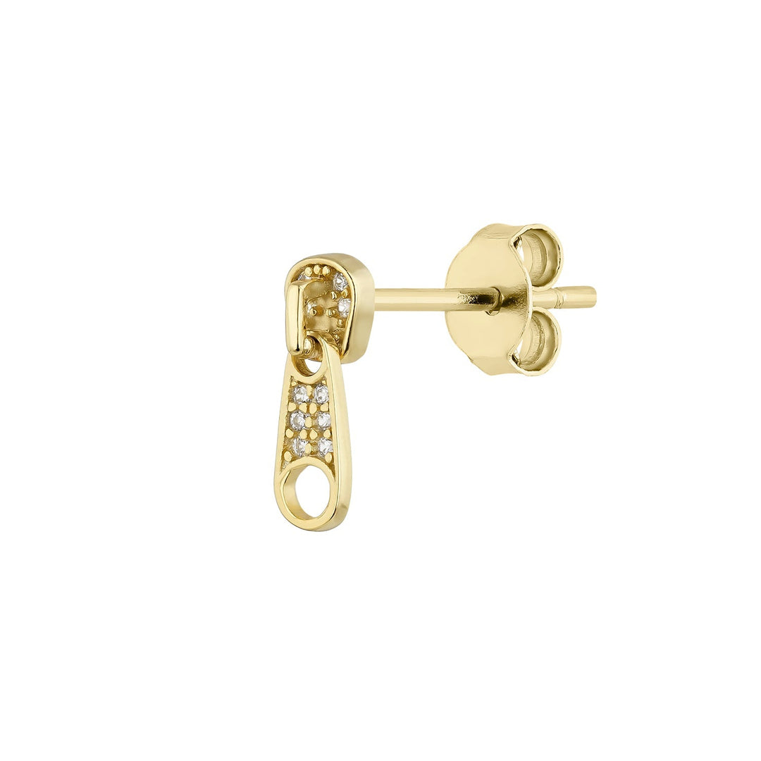 ZIP PIERCING EARRING