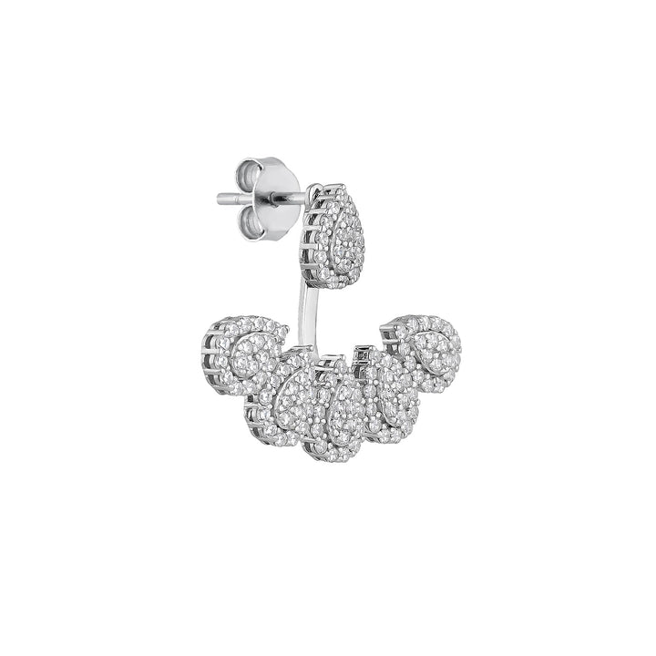 EAR JACKET DE PRATA ZOA