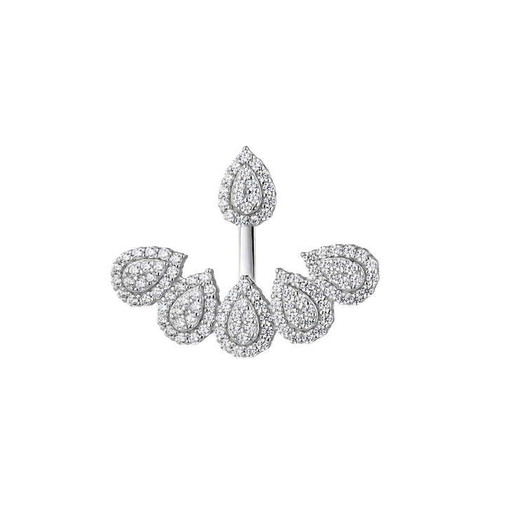 EAR JACKET DE PRATA ZOA
