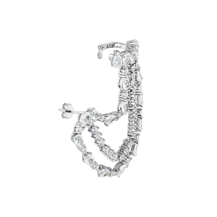 PENDIENTE PIERCING MÚLTIPLE DE PLATA KYOMI